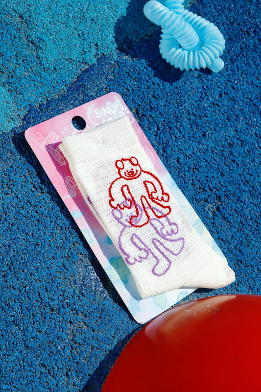 Spring Break Sticker Socks 02